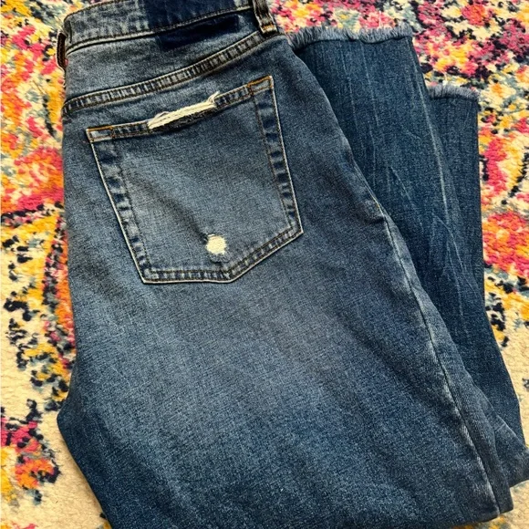 Abercrombie & Fitch A&F Simone High Rise ankle Straight 31 | 12R - Picture 2 of 5